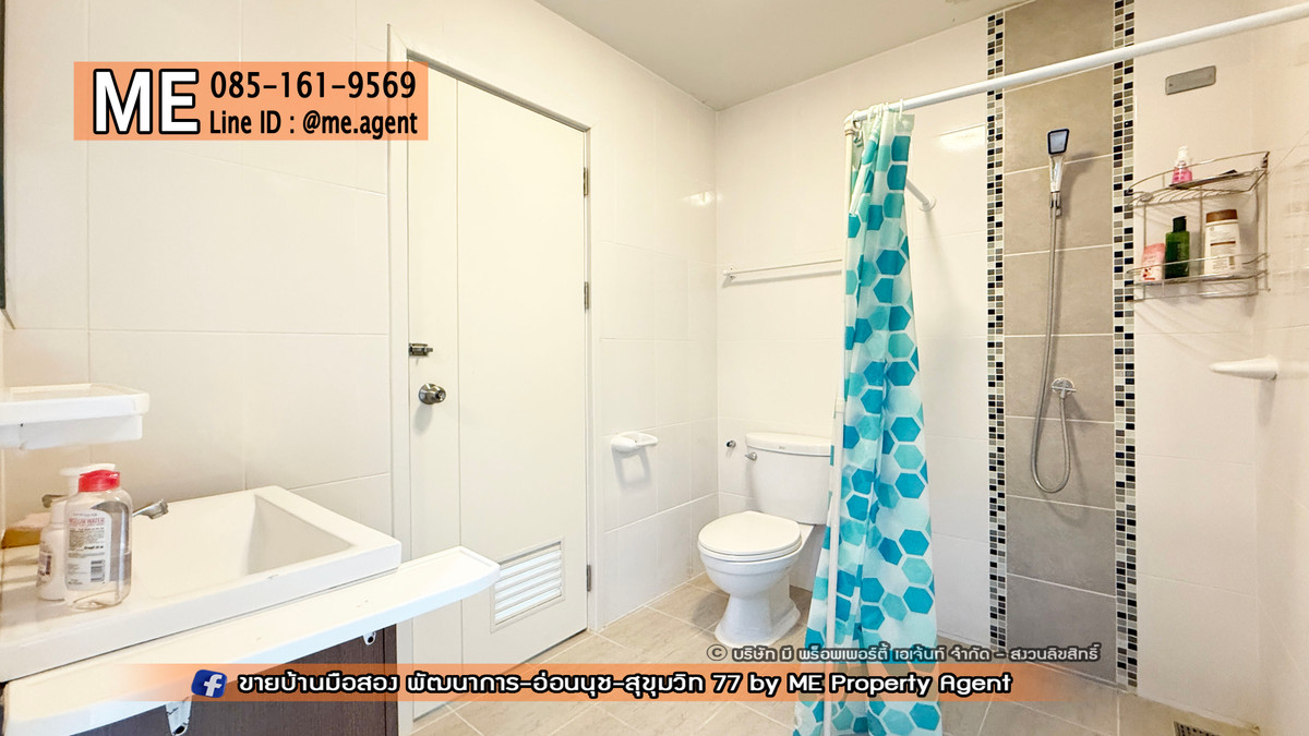 For SaleTownhomePattanakan, Srinakarin : For sale 🔥Cheapest discount 🔥2-story townhouse, Willet Light Village, Phatthanakan 38, at the beginning of the project. Just a few steps to the central garden. Near Ekkamai-Thonglor-Sukhumvit (TF56-19)