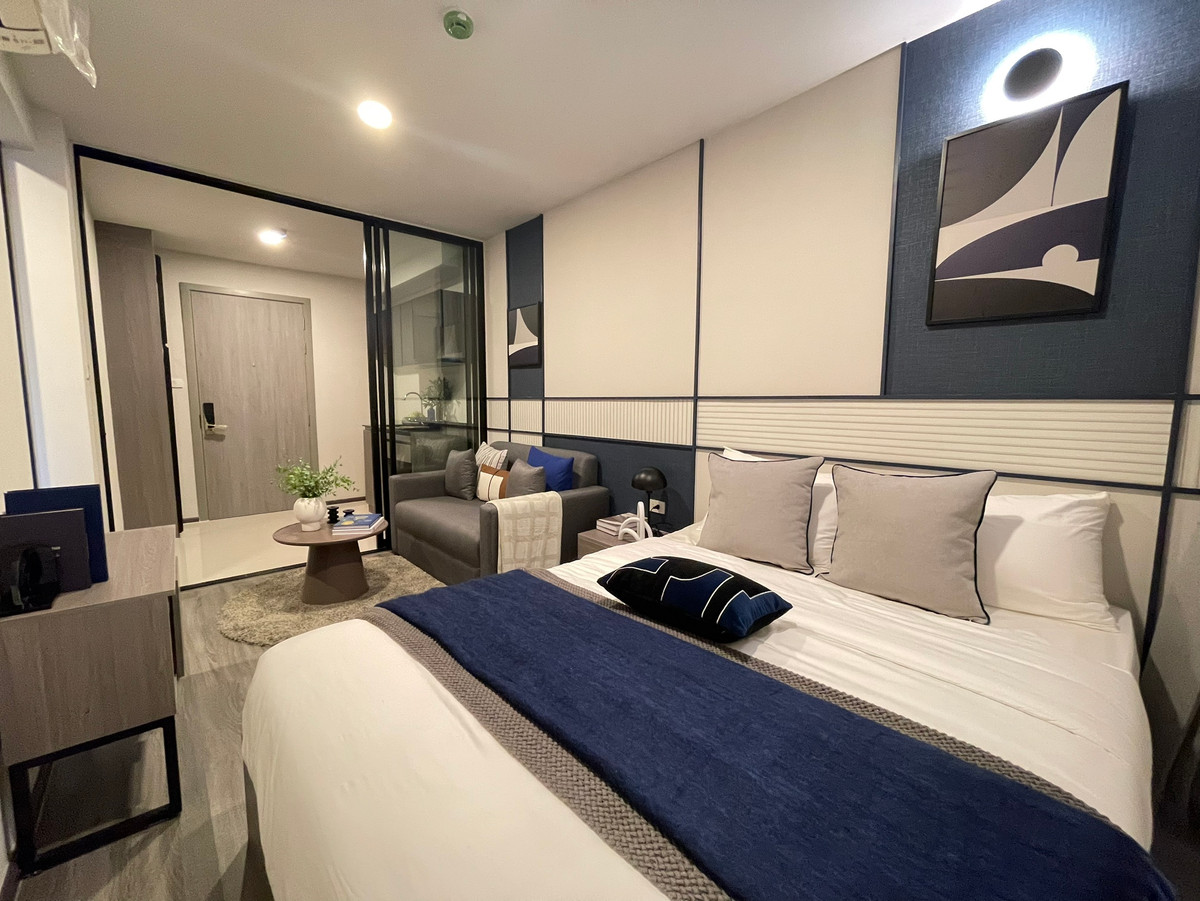 ขายคอนโดลาดพร้าว เซ็นทรัลลาดพร้าว : 🔥หลุดโอน ห้องสุดท้าย 🔥 The Origin Ladprao 15 ห้องมือหนึ่ง แต่งพร้อม ฟรีเฟอร์ สวยครบ ลดพิเศษ 2.59 ลบ*