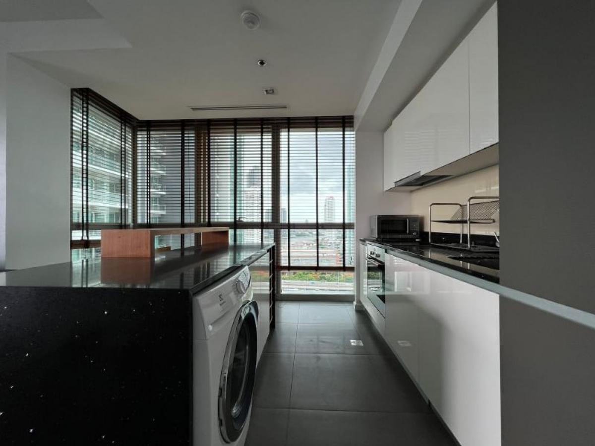 For RentCondoWongwianyai, Charoennakor : 28/01/2026, Luxury by the Chao Phraya River, 2 bedrooms, 2 bathrooms at The RiverRent only 85,000 baht/month, near BTS-Taksin Station!