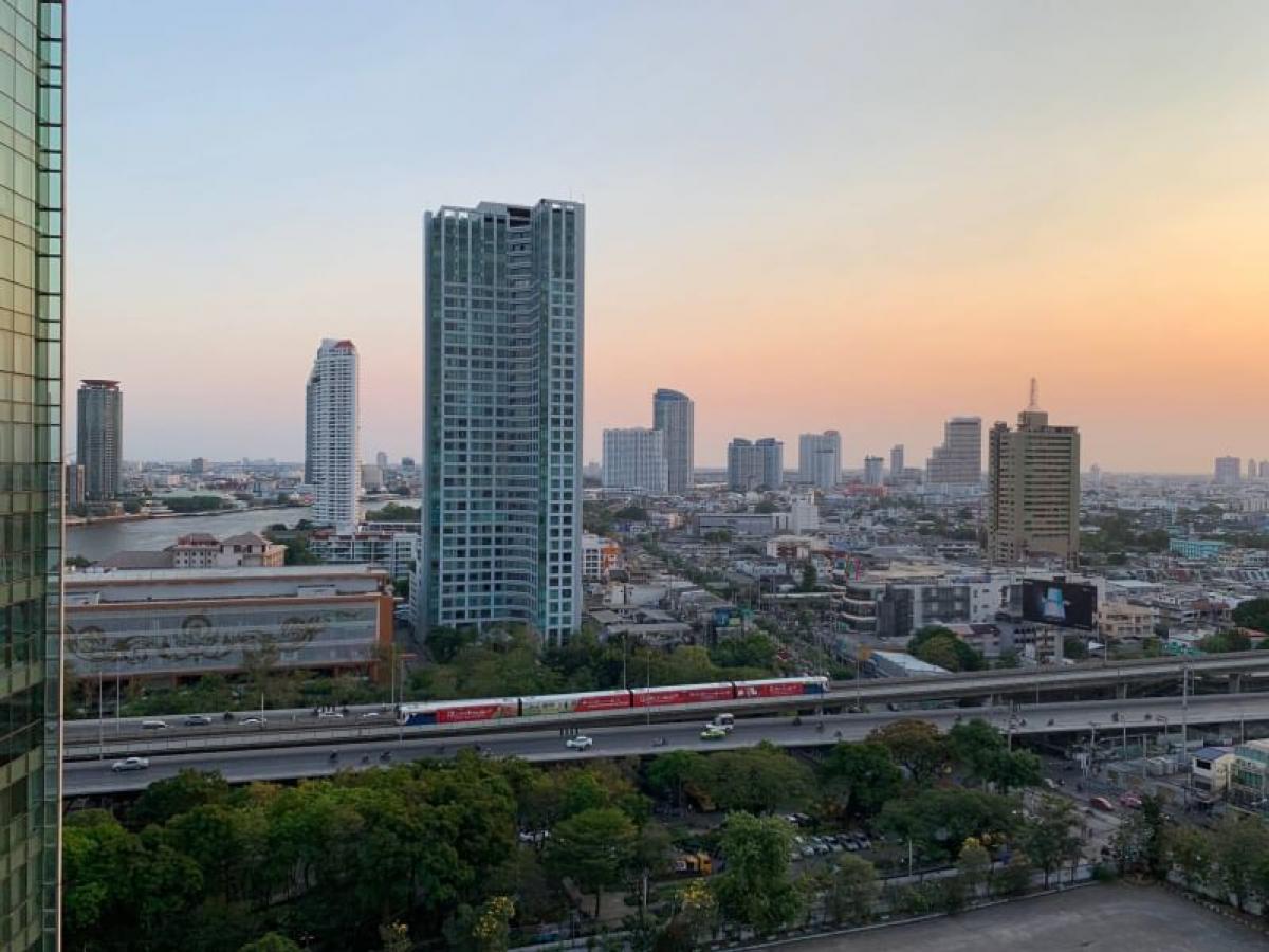 For RentCondoWongwianyai, Charoennakor : 28/01/2026, Luxury by the Chao Phraya River, 2 bedrooms, 2 bathrooms at The RiverRent only 85,000 baht/month, near BTS-Taksin Station!