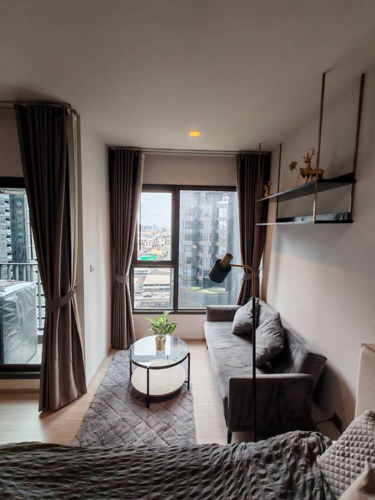 For SaleCondoRama9, Petchburi, RCA : Ready to move in! Life Asoke-Rama 9 studio 26 sq.m. near BTS/MRT Rama 9Price 3.7 million, worth investing or living in!