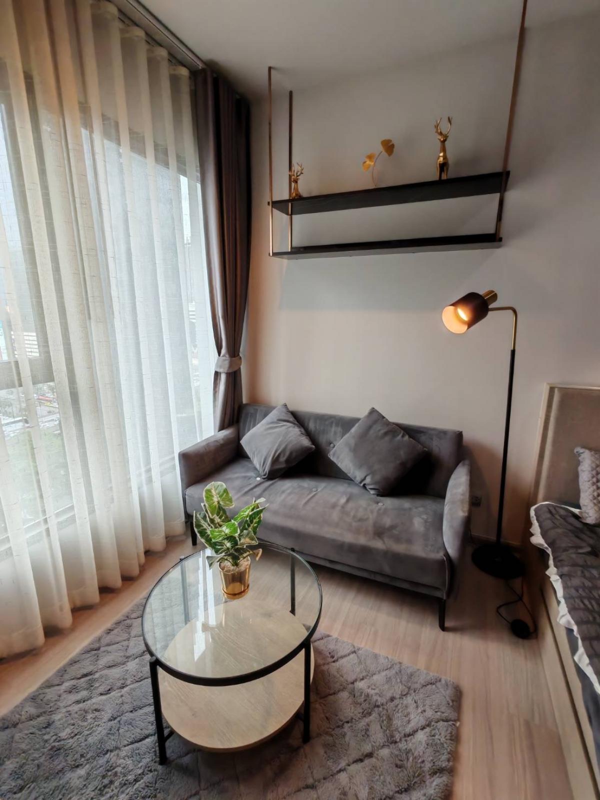 For SaleCondoRama9, Petchburi, RCA : Ready to move in! Life Asoke-Rama 9 studio 26 sq.m. near BTS/MRT Rama 9Price 3.7 million, worth investing or living in!