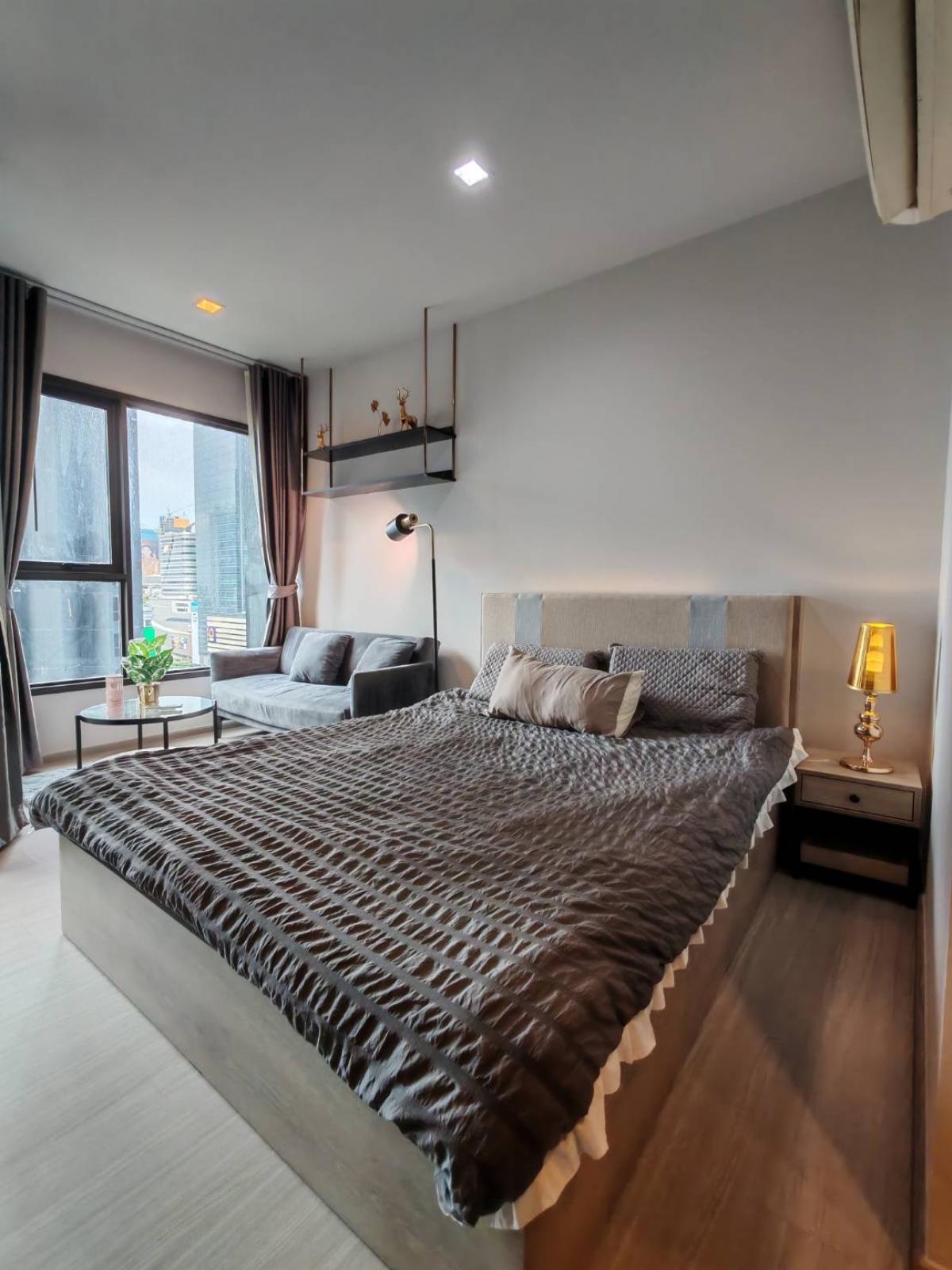 For SaleCondoRama9, Petchburi, RCA : Ready to move in! Life Asoke-Rama 9 studio 26 sq.m. near BTS/MRT Rama 9Price 3.7 million, worth investing or living in!