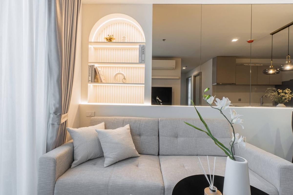 For RentCondoLadprao, Central Ladprao : Rent a condo Life Ladprao 2 bedrooms near BTS/MRTComplete with everything, convenient, only 40,000 baht/month!