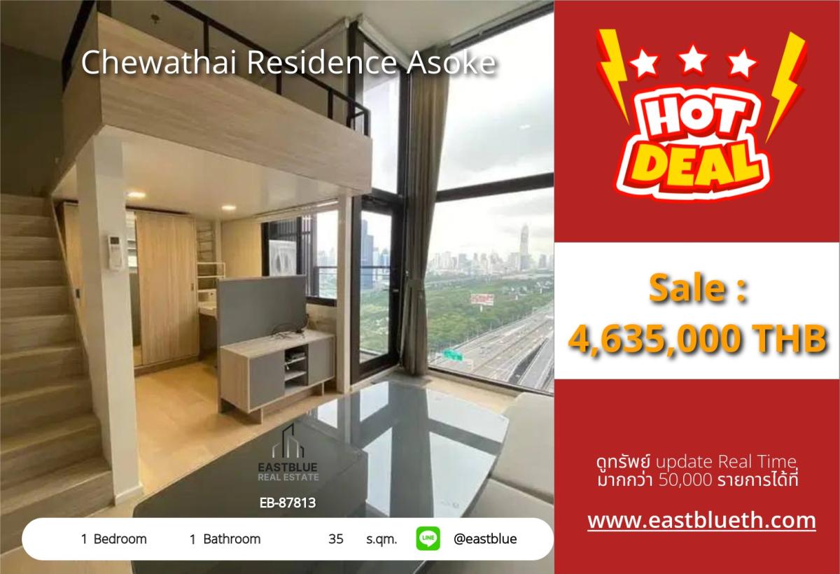 For SaleCondoRama9, Petchburi, RCA : 28/02/2026, Luxury condo 35 sq.m. in the heart of Asoke, special price 4.63 million. Close to BTS/MRT Rama 9!
Fully equipped with amenities such as a gym and swimming pool!