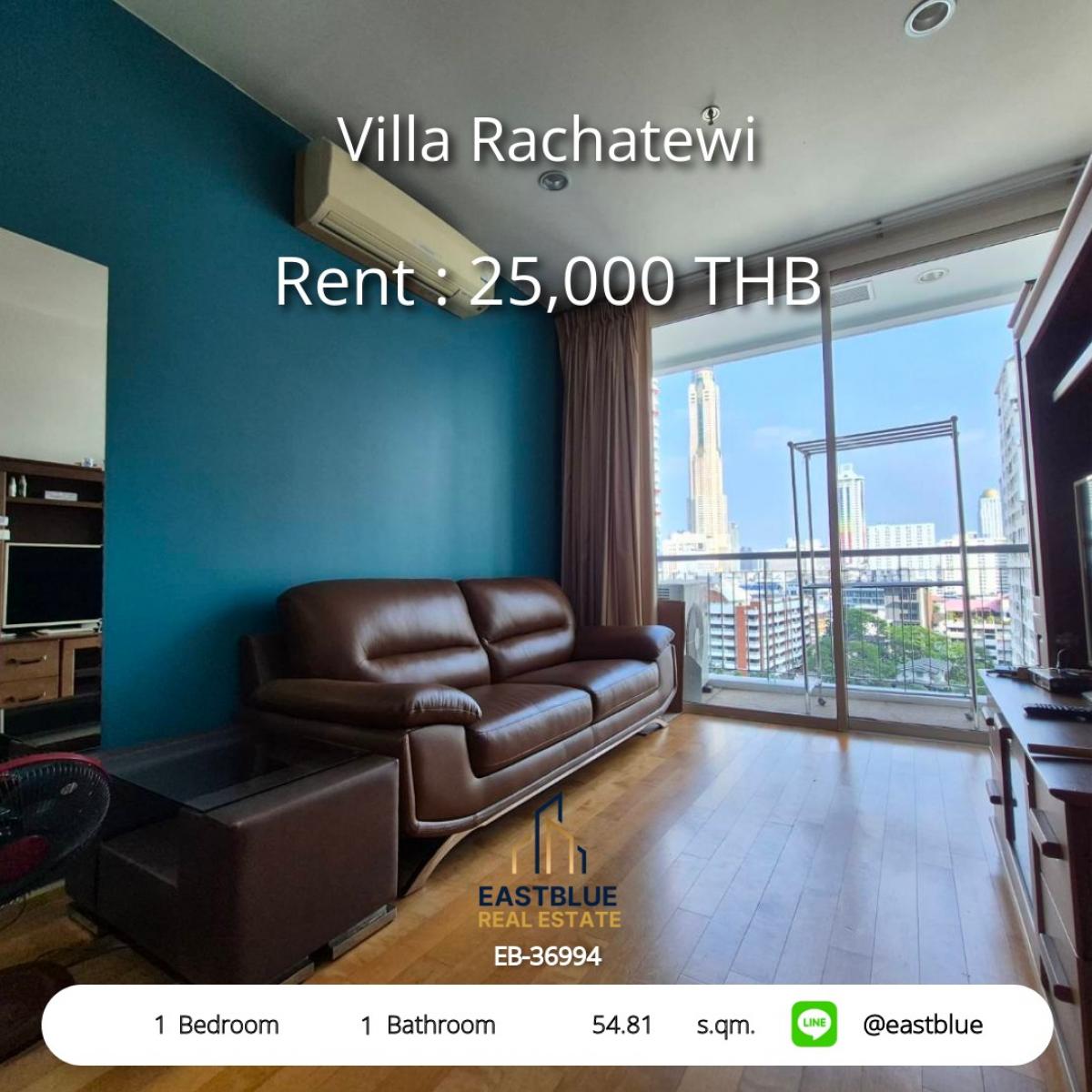 For RentCondoRatchathewi,Phayathai : 🔥 Rent a 1-bedroom condo at Villa Rachatewi near BTS Ratchathewi for only 25,000 Baht/month!
💫 Complete amenities, gym-pool, and 24-hour security.
