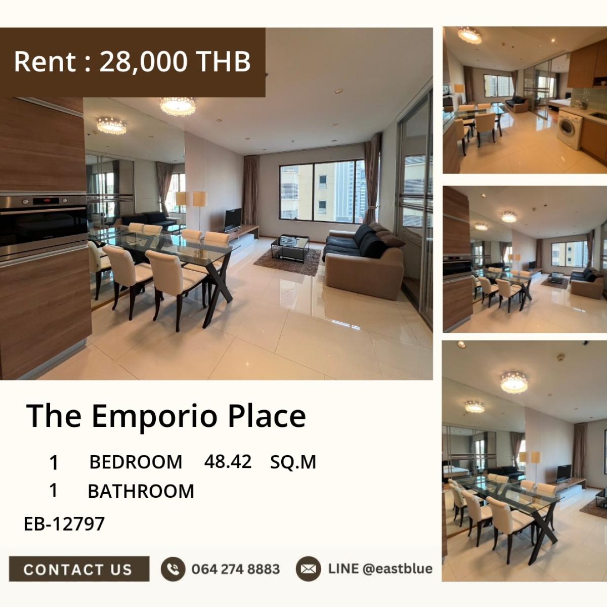 For SaleCondoSukhumvit, Asoke, Thonglor : 24/03/2026, Luxury 1-bedroom condo in the heart of Phrom Phong
Near BTS, convenient travel with complete amenities! 0642748883