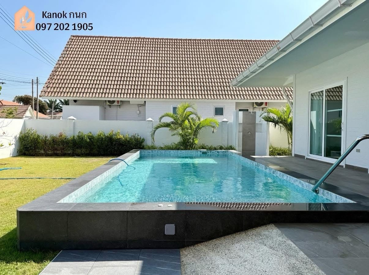 ขายบ้านหัวหิน ประจวบคีรีขันธ์ : 🏡บ้านเดี่ยว บรรยากาศดี ไปเมืองเพียง10นาที หัวหินซอย112 พร้อมเข้าอยู่