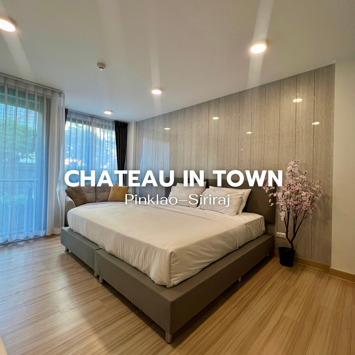 ให้เช่าคอนโดปิ่นเกล้า จรัญสนิทวงศ์ : ให้เช่า ชาโตว์ อินทาวน์ ปิ่นเกล้า - ศิริราช 1 ห้องนอน ครัวแยก ทำเลศิริราช—เดินทางง่าย ใกล้ MRT เดินทางเพียง 6 นาที (Pet Friendly) 🚆🌳Line @steadfastre 