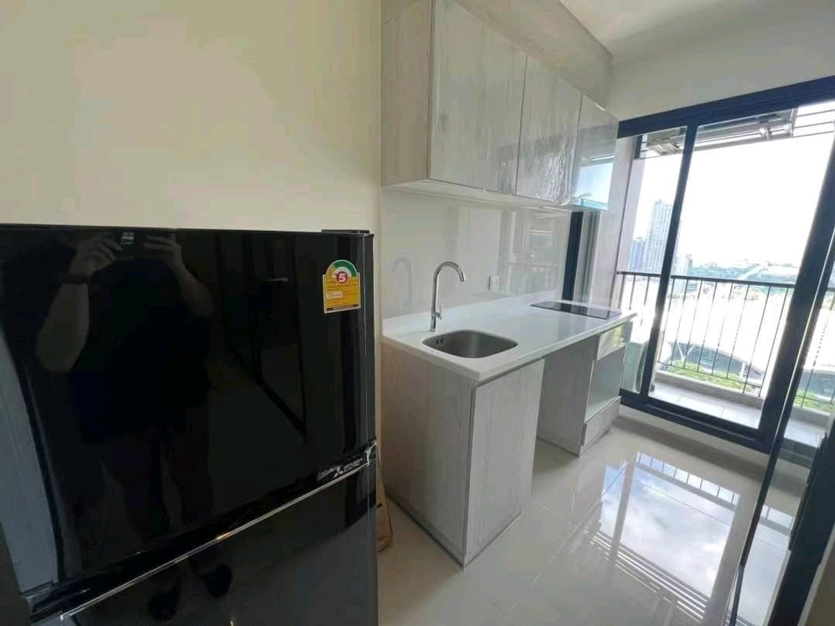 For RentCondoRama9, Petchburi, RCA : Beautiful room, high floor, for rent, 1 bedroom, 1 bathroom, Life Asoke.