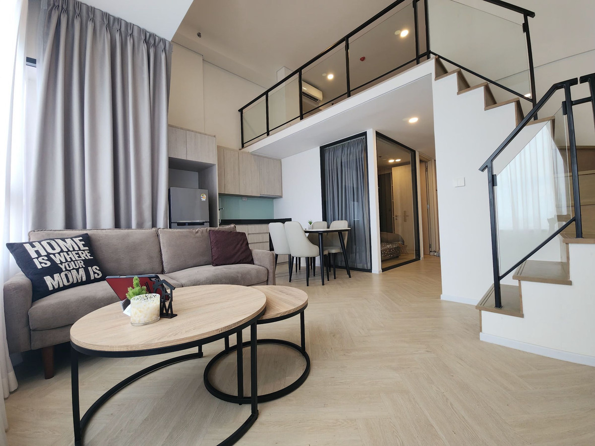 For RentCondoRama9, Petchburi, RCA : 2 bedrooms, new room, for rent at special price, new sofa/ complete electrical appliances.