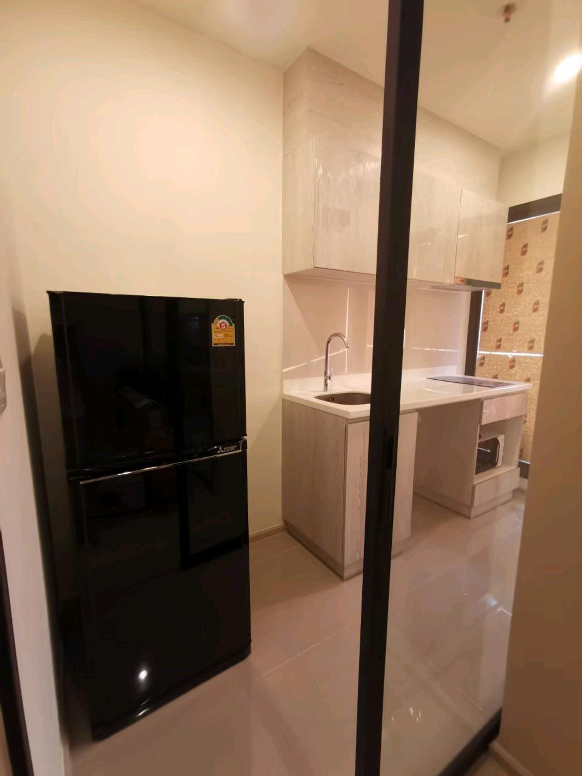 For RentCondoRama9, Petchburi, RCA : Beautiful room, high floor, for rent, 1 bedroom, 1 bathroom, Life Asoke.