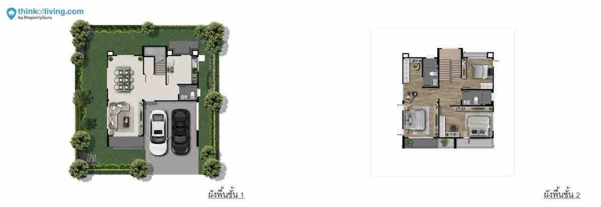 For SaleHouseBangna, Bearing, Lasalle : Discount of 1 million!! 🔥 Shocking value 🏡Centro Bangna - The most HOT detached house at this time 🔥 Next to Mega Bangna, only 1 kilometer • Hurry and make an appointment to view, there is only one house 081-152-6154 • 3 bedrooms, 164 sq m., only 8.5 mill
