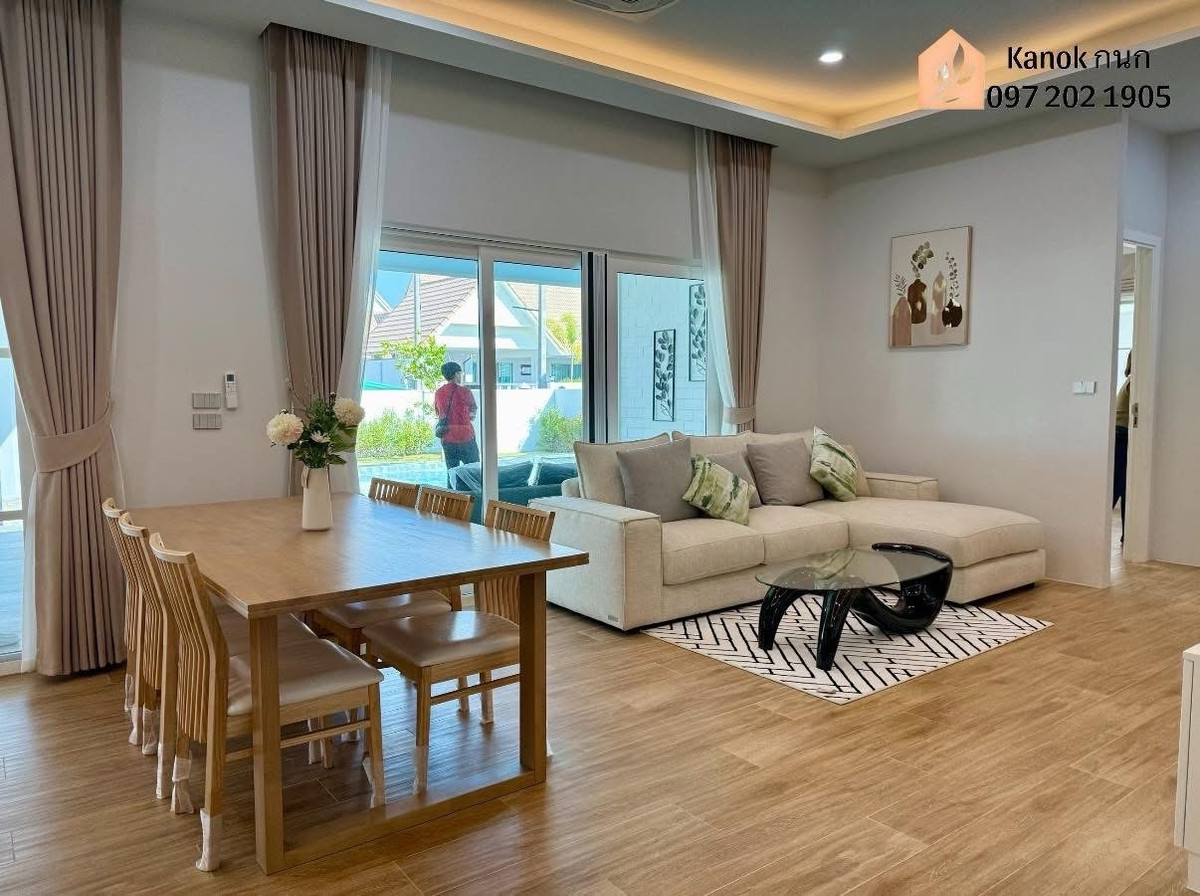 ขายบ้านหัวหิน ประจวบคีรีขันธ์ : 🏡บ้านเดี่ยว บรรยากาศดี ไปเมืองเพียง10นาที หัวหินซอย112 พร้อมเข้าอยู่