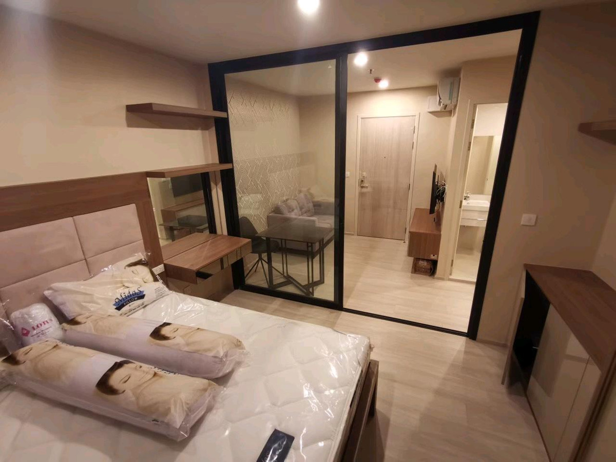For RentCondoRama9, Petchburi, RCA : Beautiful room, high floor, for rent, 1 bedroom, 1 bathroom, Life Asoke.
