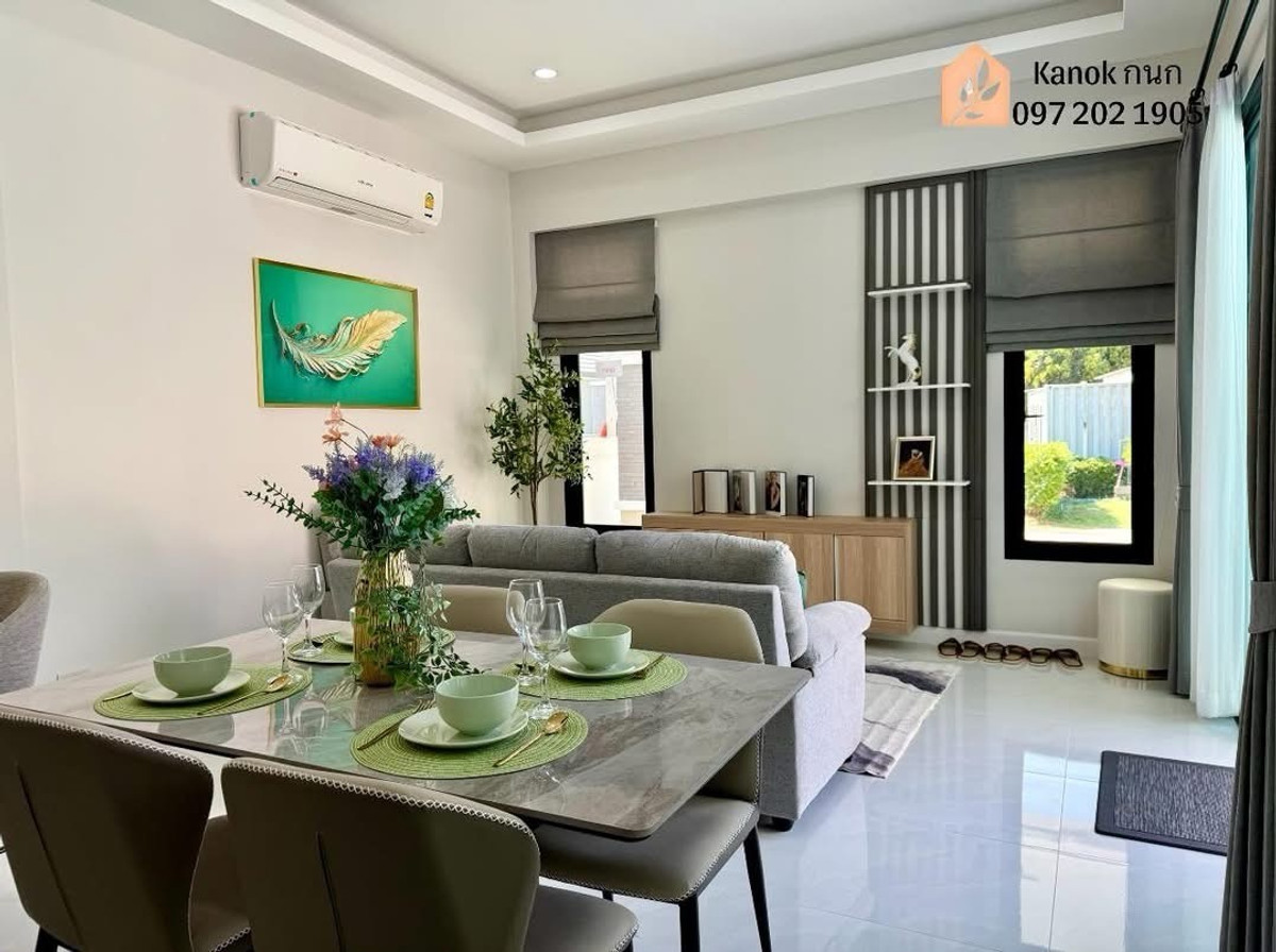 ขายบ้านหัวหิน ประจวบคีรีขันธ์ : 🏡 พูลวิลล่าสไตล์โมเดิร์นทรอปิคอล ราคา 5.99 ล้านบาท | พร้อมเข้าอยู่ทันทีทำเล: ซอย 70 ต. หินเหล็กไฟ, หัวหิน