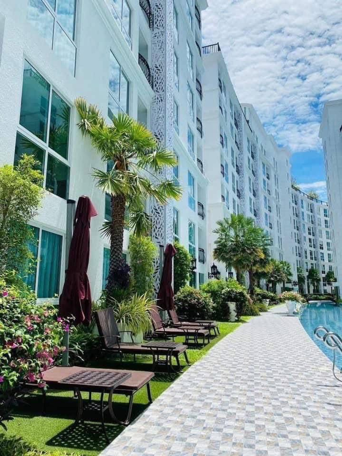 For SaleCondoPattaya, Bangsaen, Chonburi : Olympus City Garden / 1 Bedroom (FOR SALE), AM024