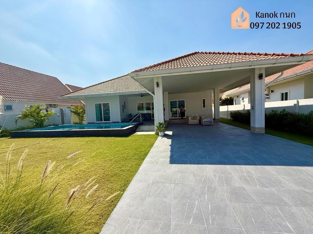 ขายบ้านหัวหิน ประจวบคีรีขันธ์ : 🏡บ้านเดี่ยว บรรยากาศดี ไปเมืองเพียง10นาที หัวหินซอย112 พร้อมเข้าอยู่