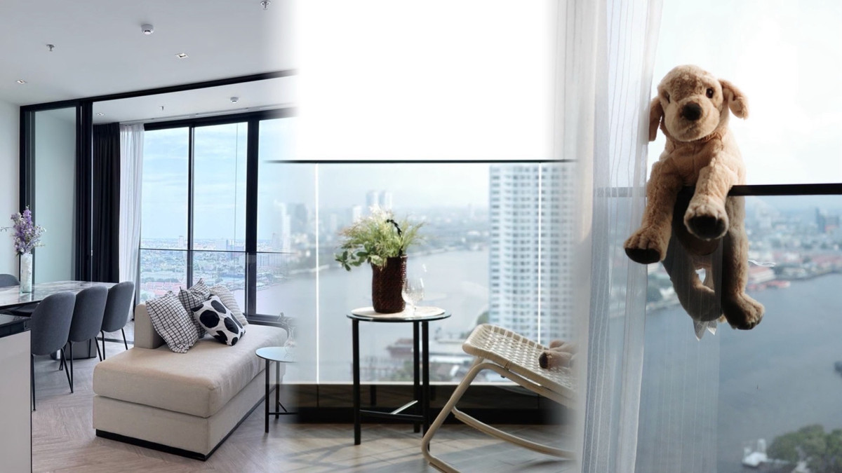 For RentCondoWongwianyai, Charoennakor : ◈ Chapter Charoennakorn Riverside ◈ 2 Bedrooms •	78 sq.m.	•	28th floor	•	River view