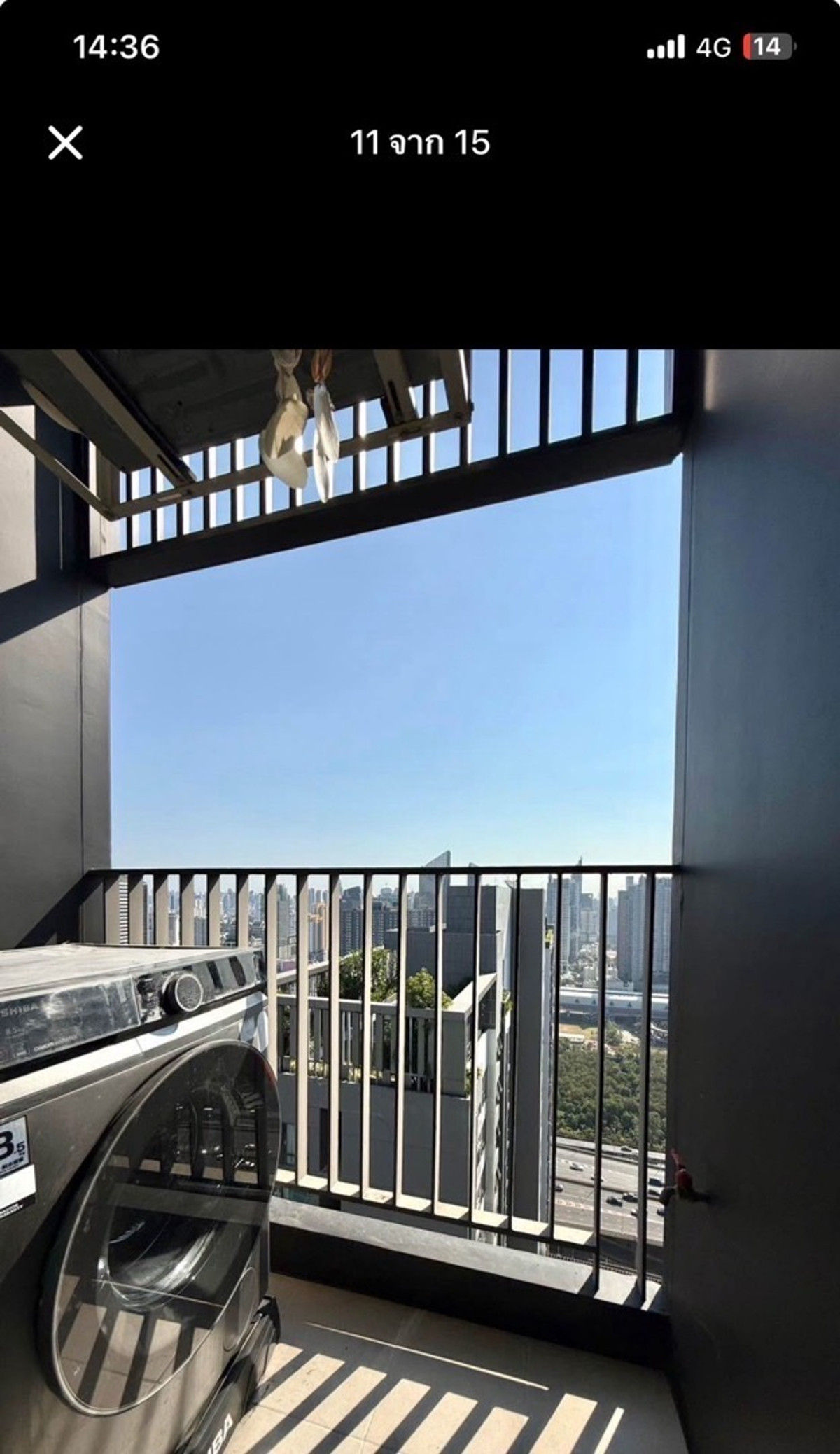 For RentCondoRama9, Petchburi, RCA : For rent: Life Asoke Rama9 (Life Asoke Rama 9) 1 bedroom, 1 bathroom (1bed plus) 27 sq m. Building A, 40th floor, beautiful city view, complete furniture and appliances, 19,000 baht.