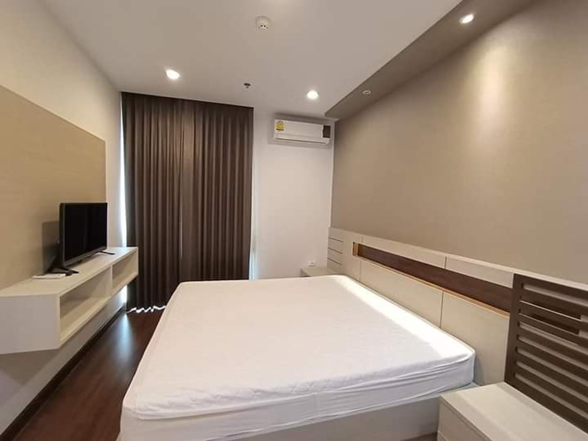 For RentCondoRama9, Petchburi, RCA : Room for rent, 1 bedroom, 1 bathroom, 50 sq m., north view, high floor, 24K