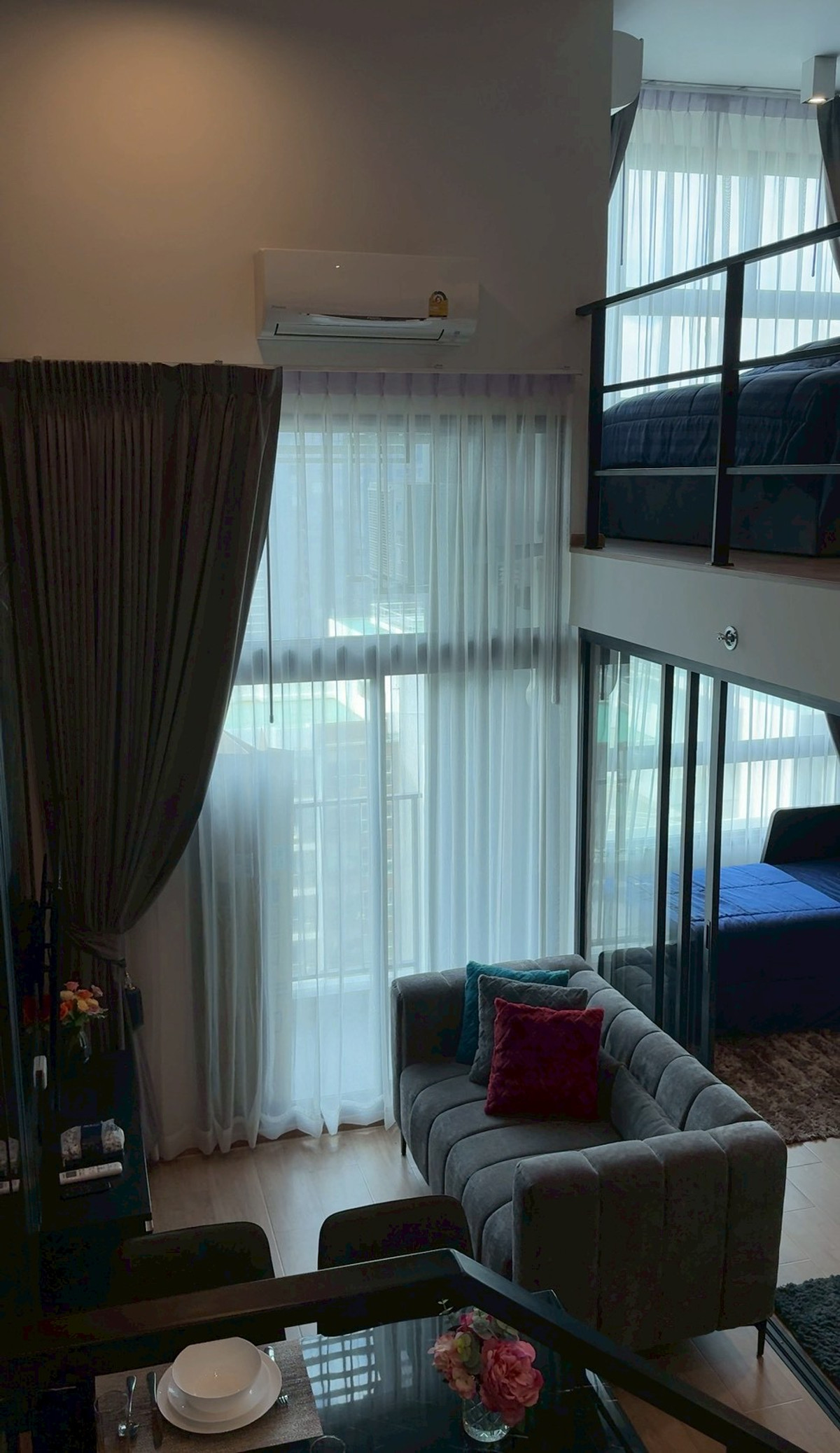 ให้เช่าคอนโดพระราม 9 เพชรบุรีตัดใหม่ RCA : Ideo Rama 9 - Asoke for rent 40 sqm 1 bed 1 bath 32,000 per month 