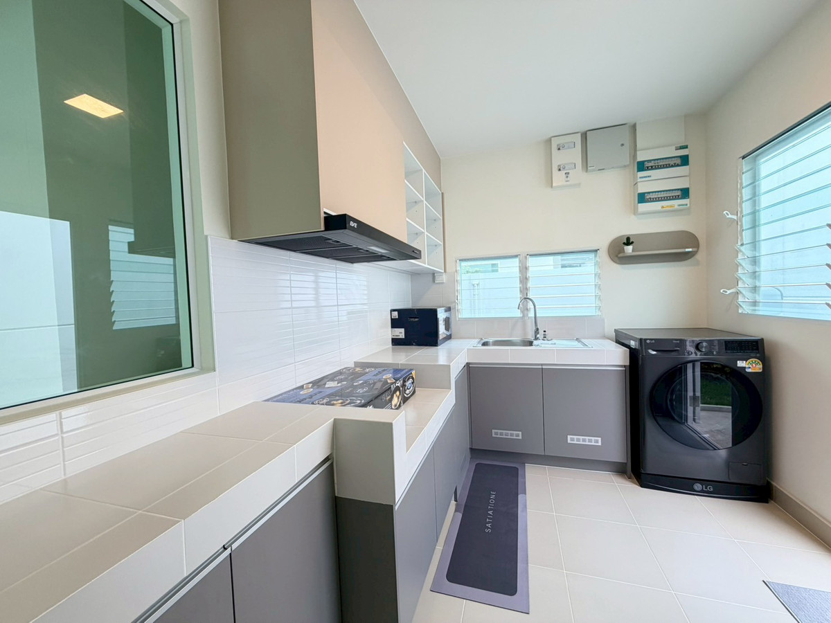 ให้เช่าบ้านบางนา แบริ่ง ลาซาล : บ้านเดี่ยวให้เช่า✨ Villaggio 3 ศรีนครินทร์-บางนา : พร้อมเข้าอยู่ ตกแต่งสวย เฟอร์นิเจิร์ครบ : ใกล้เมกะบางนา 