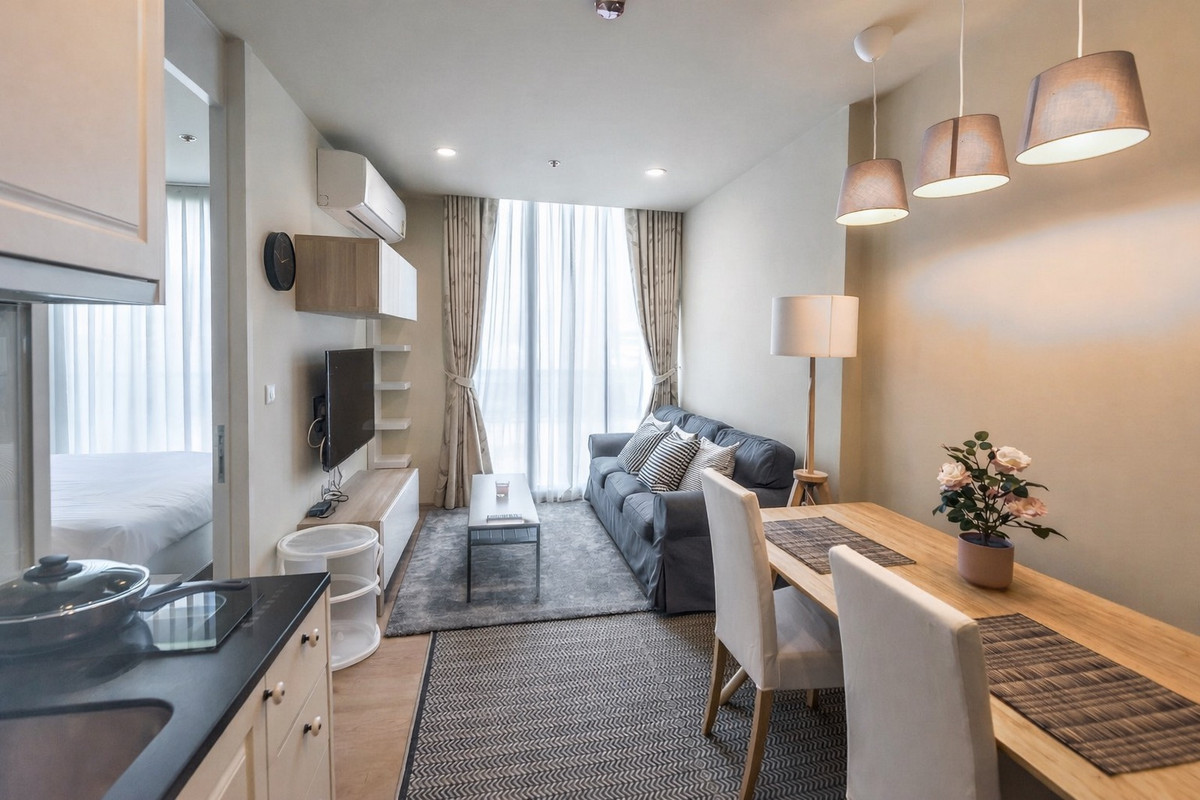 ให้เช่าคอนโดสุขุมวิท อโศก ทองหล่อ : 🏢 Noble Recole👫ห้องแต่งสวย น่าอยู่🛋️✨ใกล้ BTS Asoke🚆✨