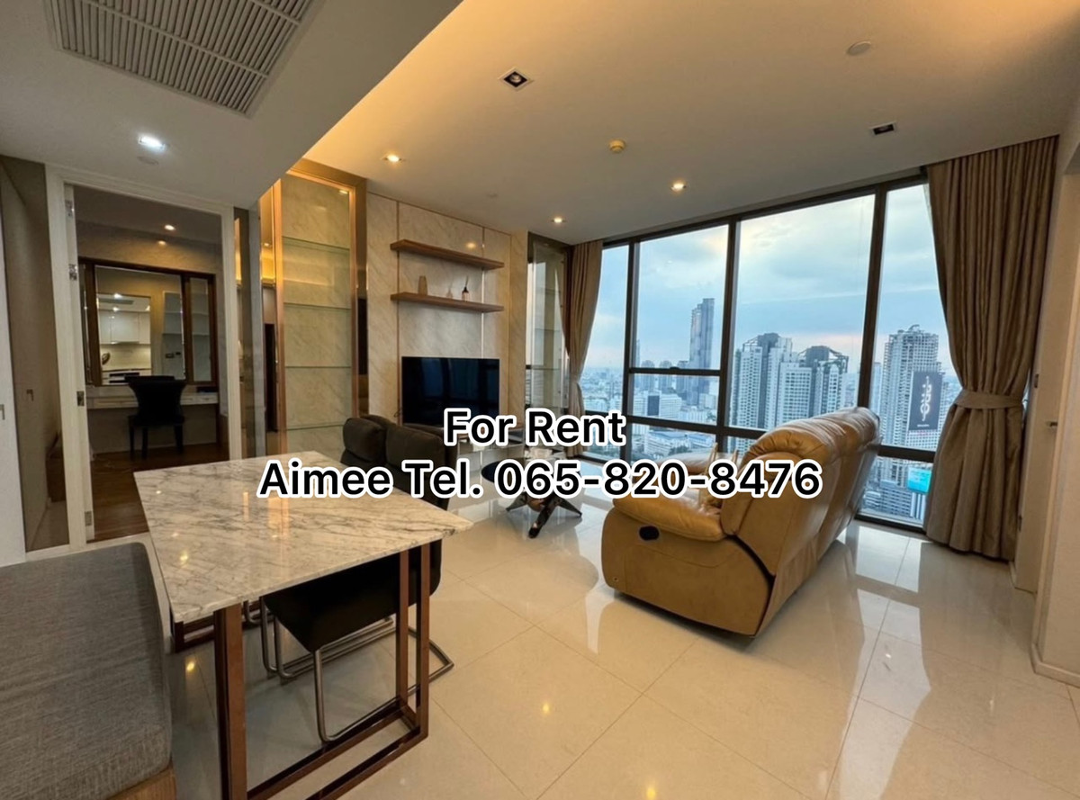 ให้เช่าคอนโดสาทร นราธิวาส : 🔥 FOR RENT 🔥 [River View - High Floor‼️] Ready to Move In ✅ By Aimee Tel. 0658208476 (Call Now!)