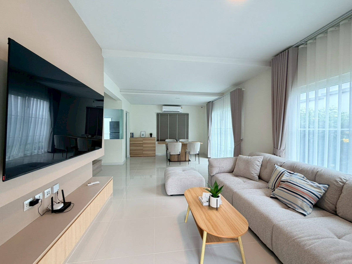 ให้เช่าบ้านบางนา แบริ่ง ลาซาล : บ้านเดี่ยวให้เช่า✨ Villaggio 3 ศรีนครินทร์-บางนา : พร้อมเข้าอยู่ ตกแต่งสวย เฟอร์นิเจิร์ครบ : ใกล้เมกะบางนา 