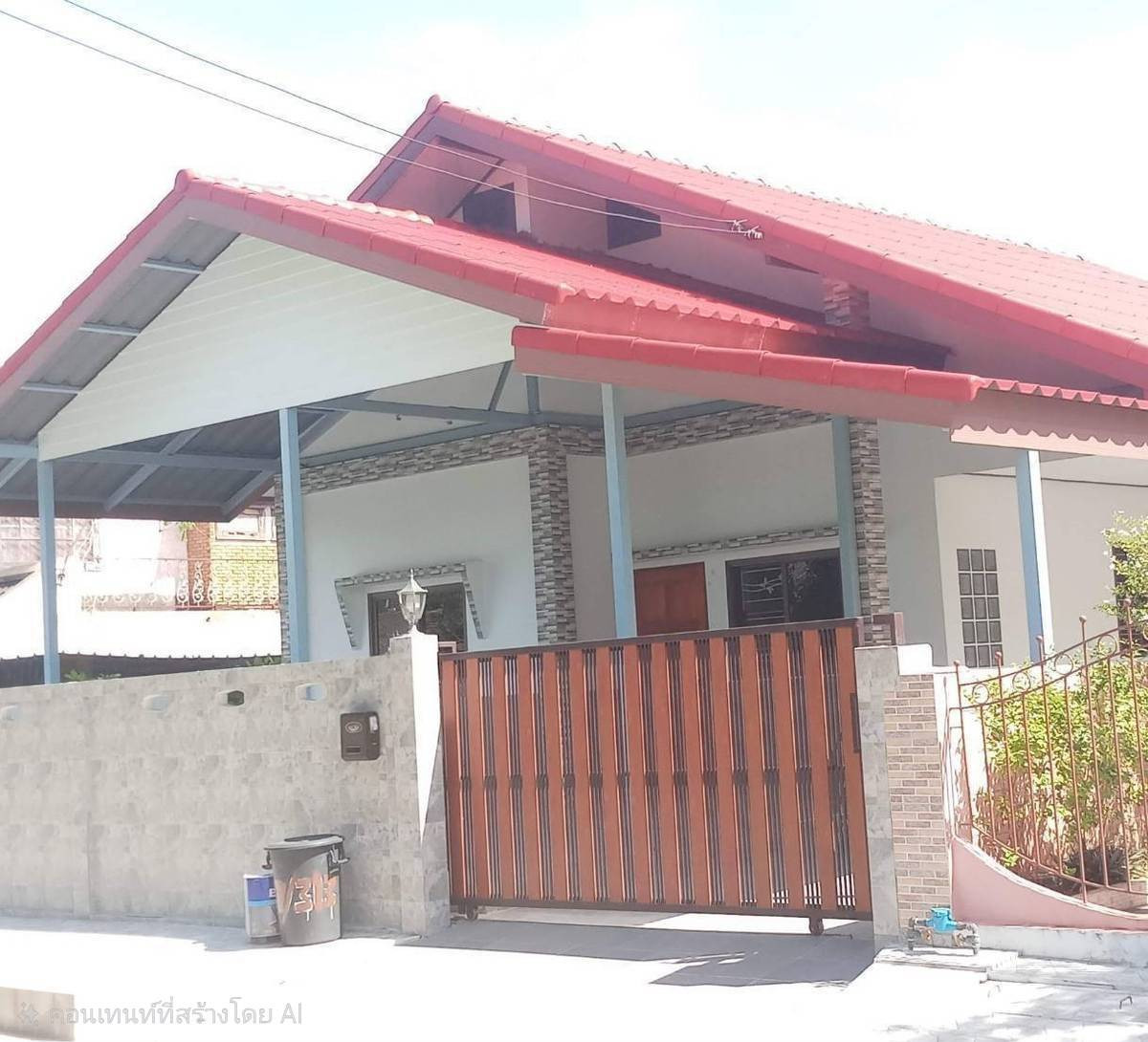 For RentHouseChaengwatana, Muangthong : Single house for rent, Krisada Nakhon Chaengwattana, near Central Chaengwattana, just 2 minutes.