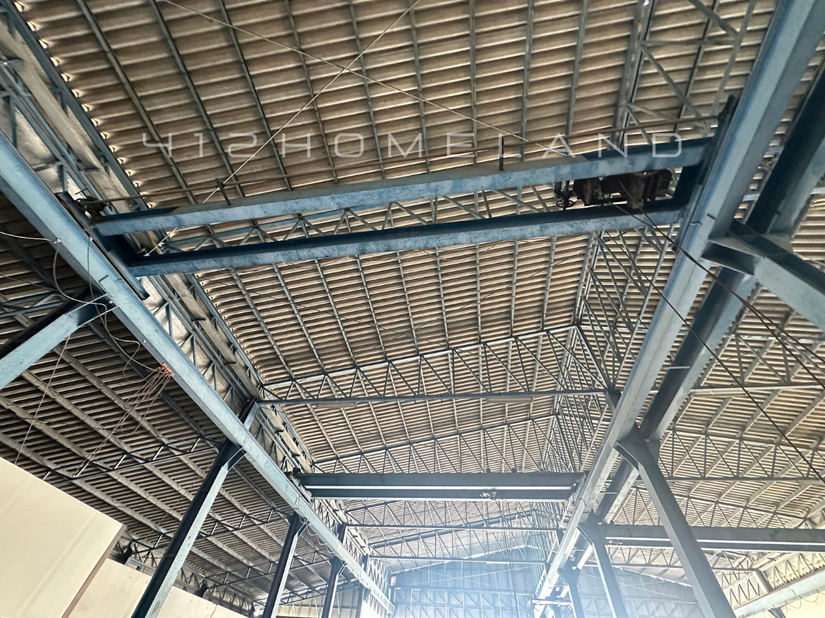 For SaleFactorySamut Prakan,Samrong : Factory + office for sale, 1,300 sq m., purple layout, area 1 rai, industrial location, water and electricity ready, large vehicles easy to get in and out.