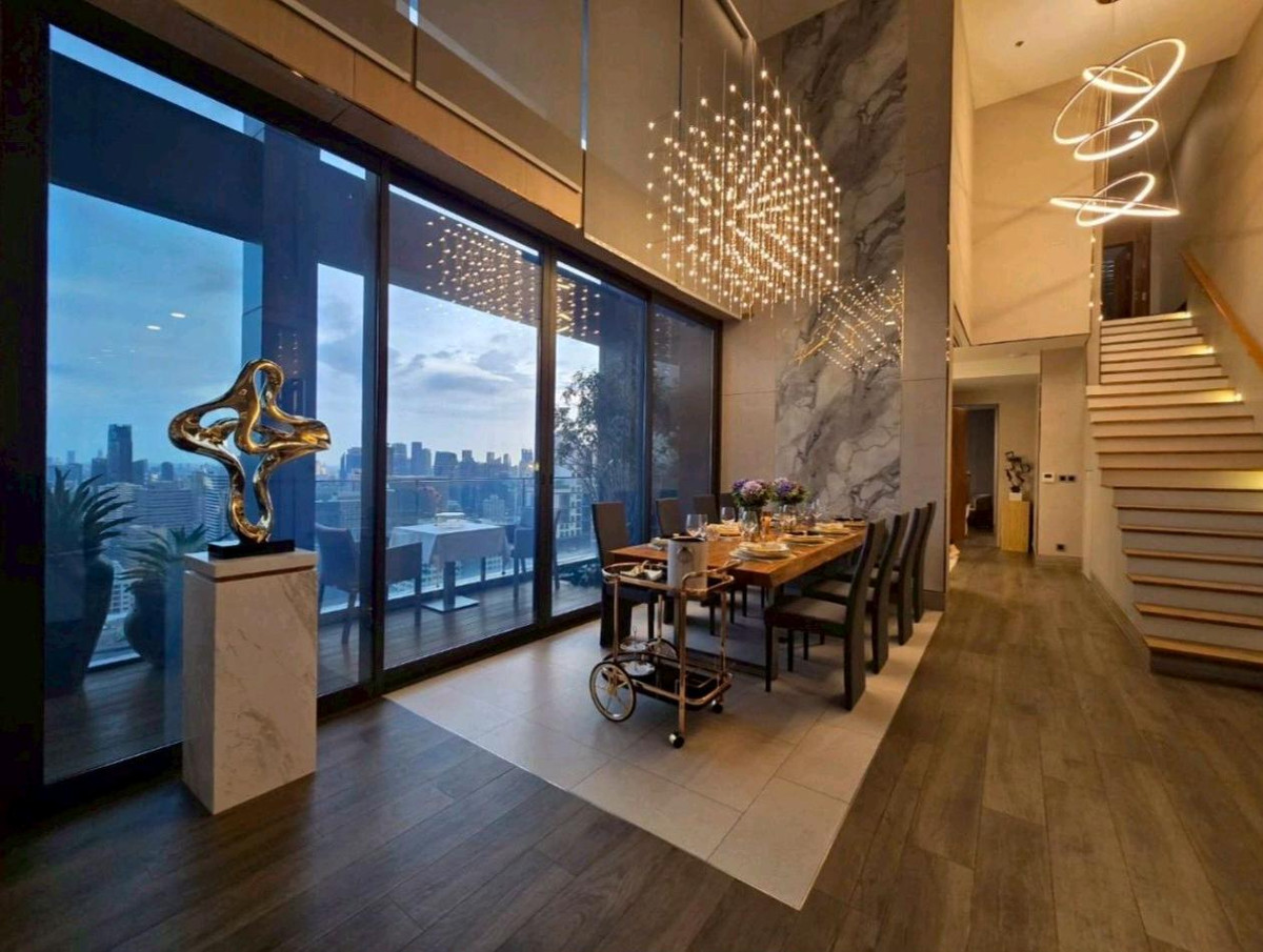 คอนโดพระราม 9 เพชรบุรีตัดใหม่ RCA : Duplex Penthouse สุดแรร์ใจกลาง Asoke-Phetchaburi✨️ | 📍THE Esse at Singha Complex | Rare Unit 300 Sq.m. " ไม่เคยปล่อยเช่ามาก่อน "