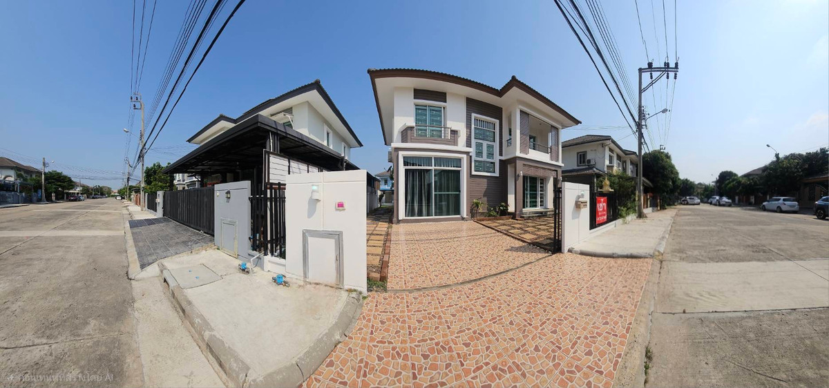 For RentHouseNonthaburi, Bang Yai, Bangbuathong : Single house for rent in Bang Yai | Widest backyard in the project, next to the main road | Near Central Westgate & MRT Pruksa Village Scenery 28