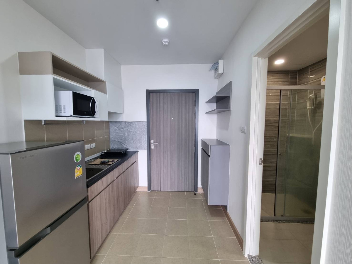 For RentCondoSamut Prakan,Samrong : Condo for rent Supalai Veranda Sukhumvit 117, fully furnished condo, ready to move in, next to Sukhumvit Road, near BTS Pu Chao, 200 meters!!