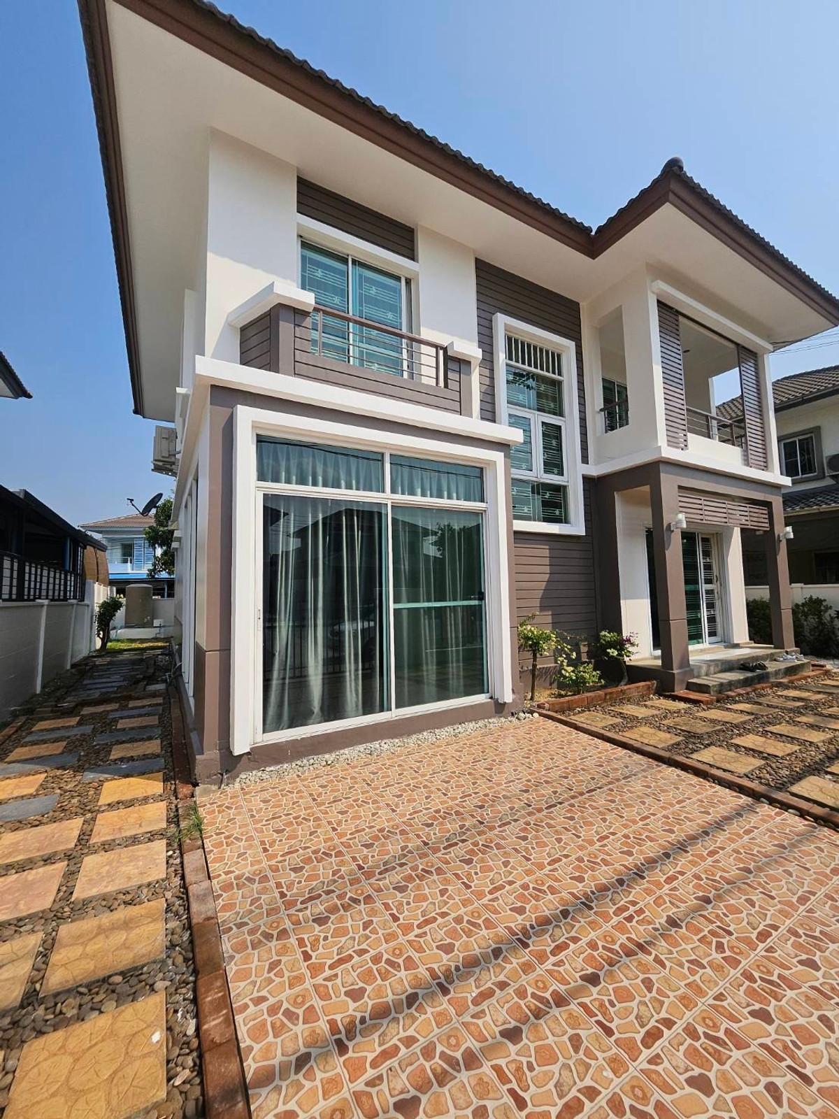 For RentHouseNonthaburi, Bang Yai, Bangbuathong : Single house for rent in Bang Yai | Widest backyard in the project, next to the main road | Near Central Westgate & MRT Pruksa Village Scenery 28