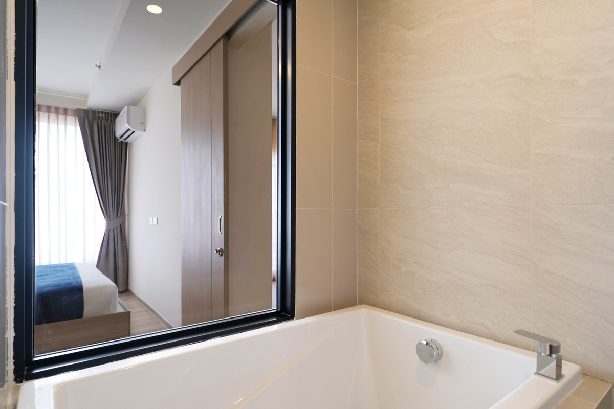 For RentCondoBangna, Bearing, Lasalle : 🔥Condo for rent Origin Place Bangna | 1 Bedroom Plus 35 sq m., complete functions, separated.