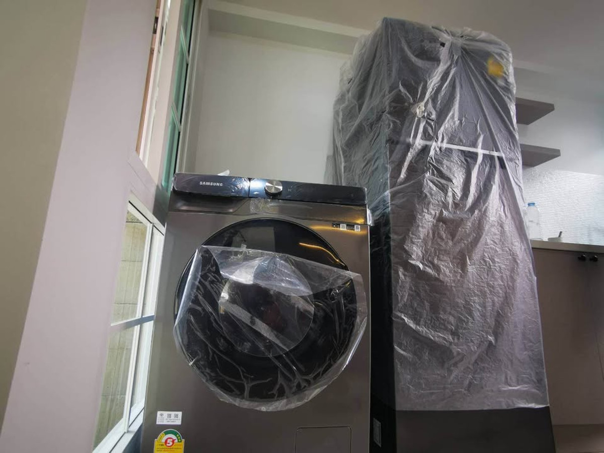 For RentLadkrabang, Suwannaphum Airport : K-6698 Urgent for rent! Twin house Golden Neo Bangna Suan Luang ready to move in.