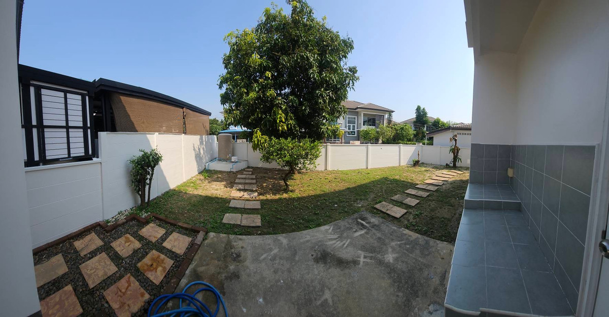 For RentHouseNonthaburi, Bang Yai, Bangbuathong : Single house for rent in Bang Yai | Widest backyard in the project, next to the main road | Near Central Westgate & MRT Pruksa Village Scenery 28