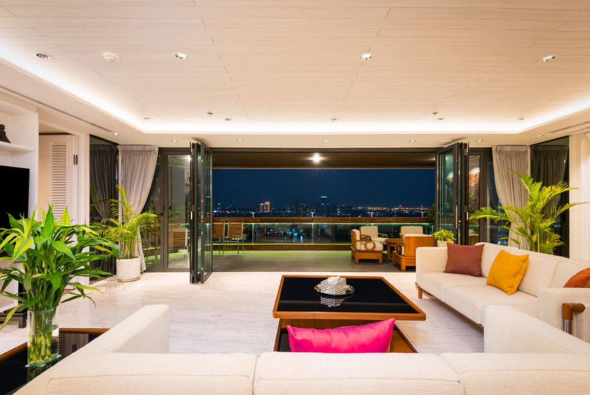 For SaleRama3 (Riverside),Satupadit : VENEZIANO SAM'S APARTMENT (LSIR0493) — A Spacious Luxury Penthouse with Elevated City Views