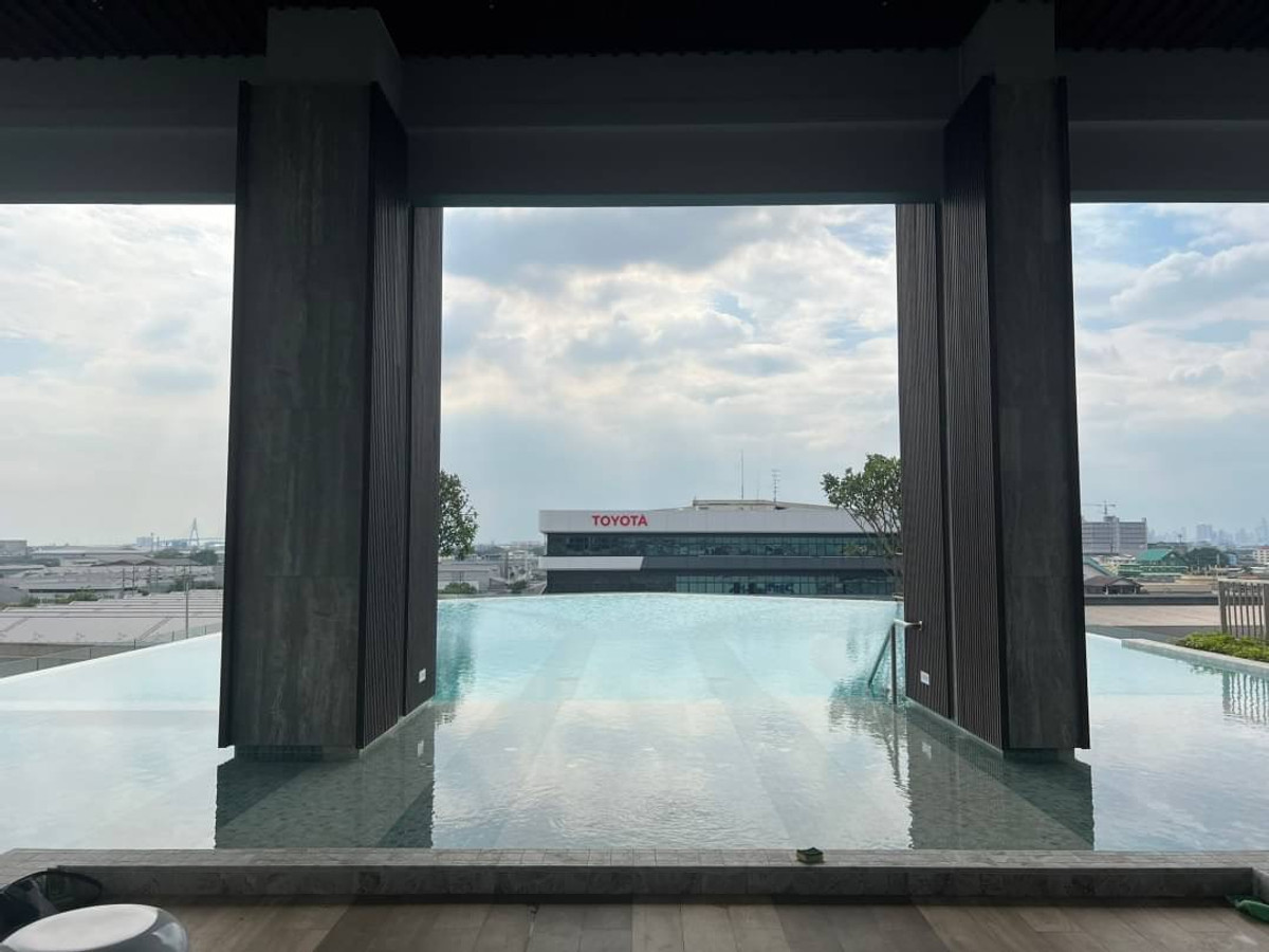 For RentCondoSamut Prakan,Samrong : Condo for rent Supalai Veranda Sukhumvit 117, fully furnished condo, ready to move in, next to Sukhumvit Road, near BTS Pu Chao, 200 meters!!