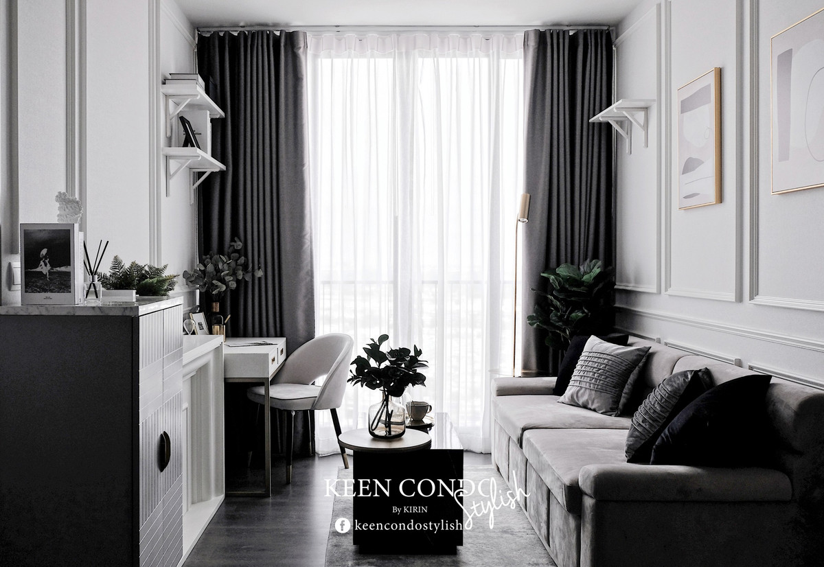 ให้เช่าคอนโดสุขุมวิท อโศก ทองหล่อ : ⭐️ OKA HAUS Sukhumvit 36 ⭐️2 ห้องนอน 2 ห้องน้ำ ขนาด 49.25 ตรม.  เฟอร์นิเจอร์และเครื่องใช้ไฟฟ้าครบ