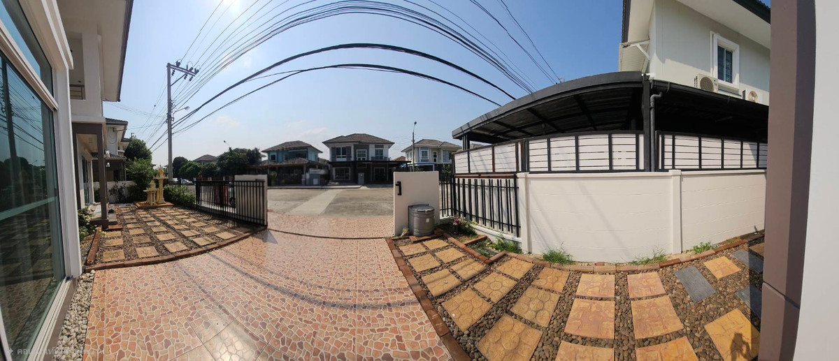For RentHouseNonthaburi, Bang Yai, Bangbuathong : Single house for rent in Bang Yai | Widest backyard in the project, next to the main road | Near Central Westgate & MRT Pruksa Village Scenery 28