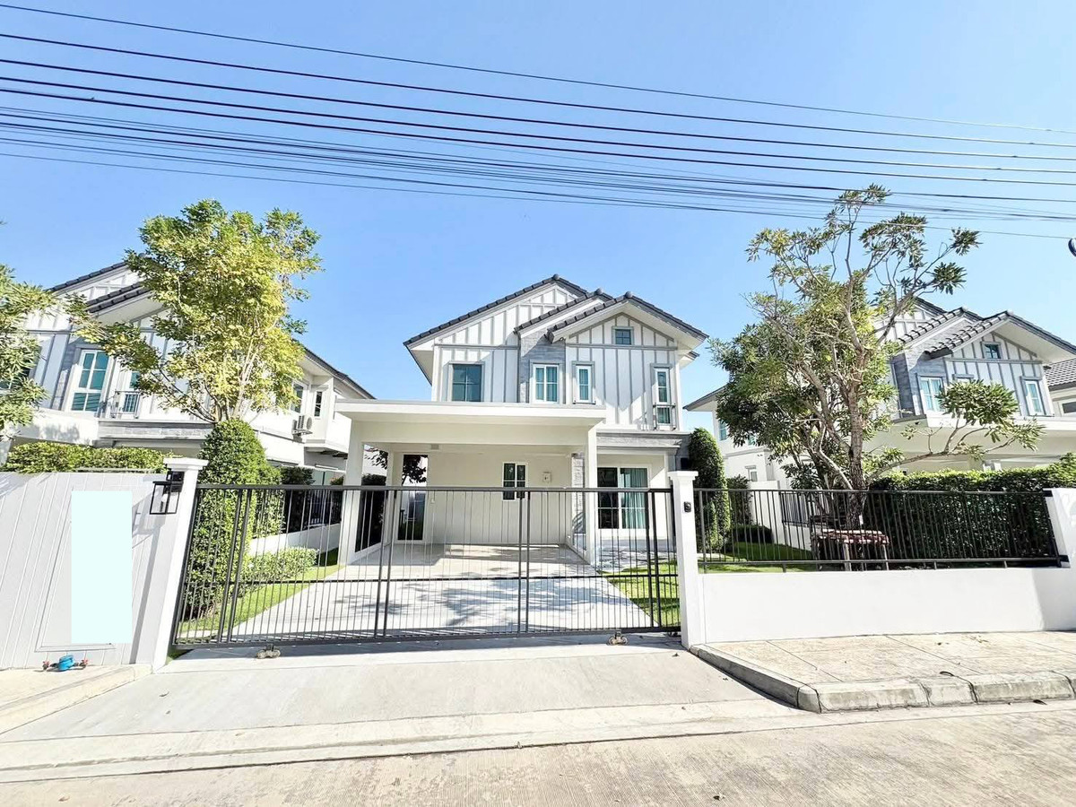 ให้เช่าบ้านบางนา แบริ่ง ลาซาล : ให้เช่า 59ตรว 4นอน3น้ำ บ้านเดี่ยว 2 ชั้น Villaggio 3 ศรีนครินทร์-บางนา 