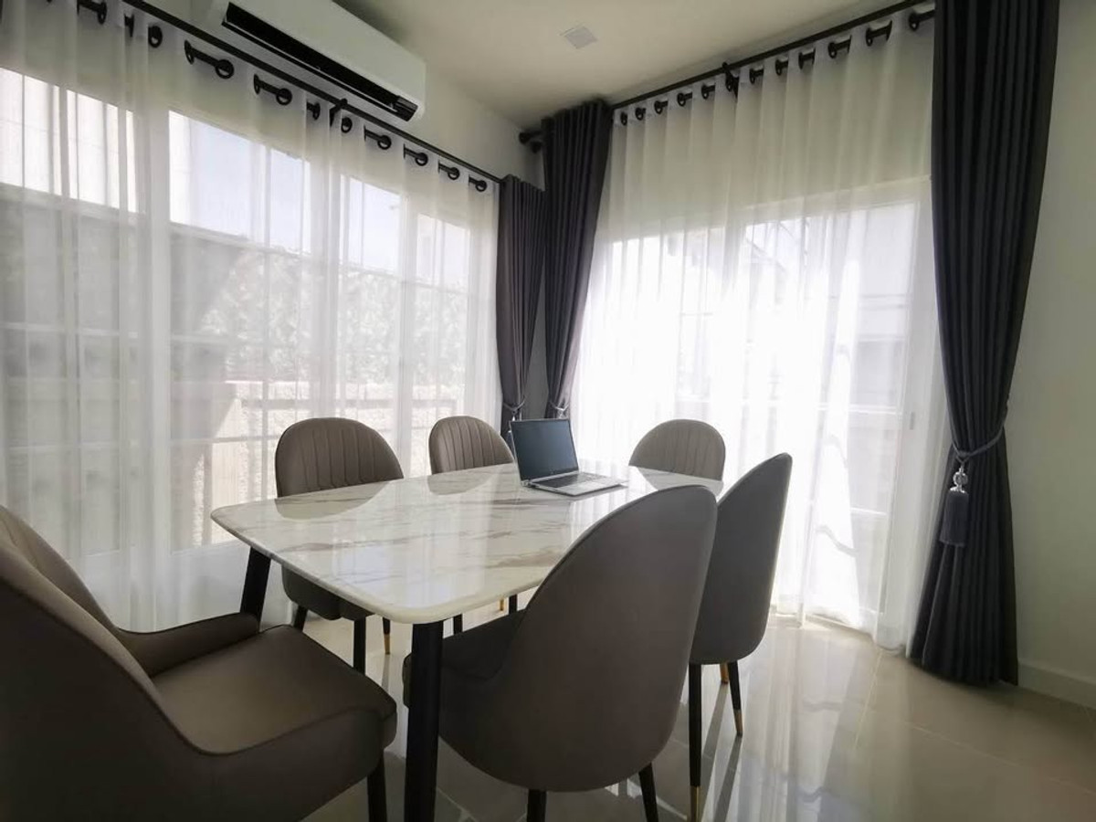 For RentLadkrabang, Suwannaphum Airport : K-6698 Urgent for rent! Twin house Golden Neo Bangna Suan Luang ready to move in.