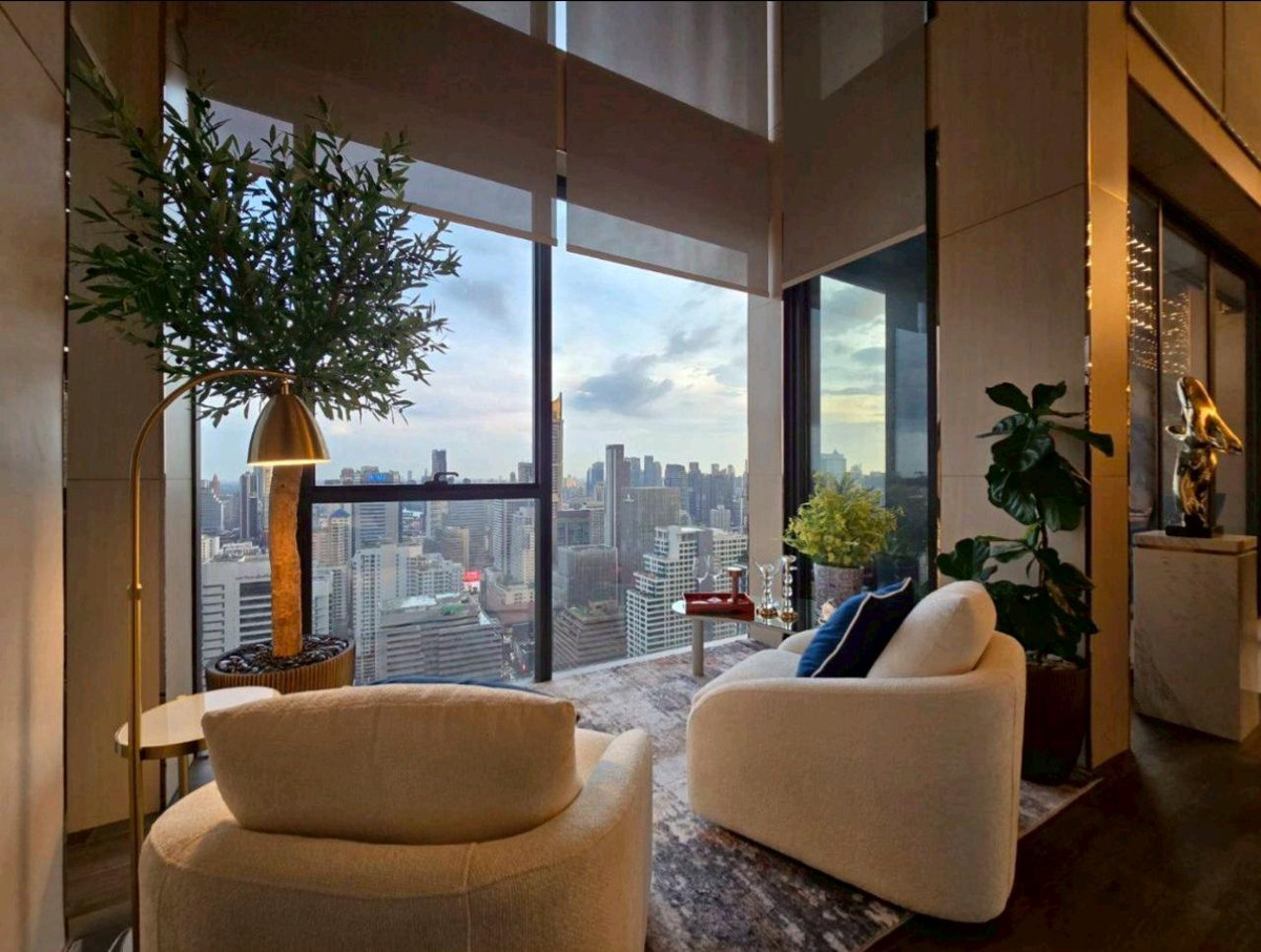 CondoRama9, Petchburi, RCA : The Ultimate Trophy Asset : Brand New Ultra-Luxury Duplex Penthouse at 📍THE ESSE at Singha Complex | 300 Sq.m. Panoramic Skyline Views🚀