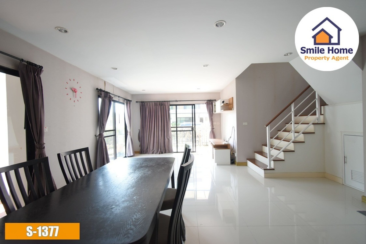 ขายบ้านลาดกระบัง สุวรรณภูมิ : พฤกษาวีทู อ่อนนุช-พระราม9 Pruksa We2 Onnut-Rama9 หลังริม ต่อเติมเรียบร้อย