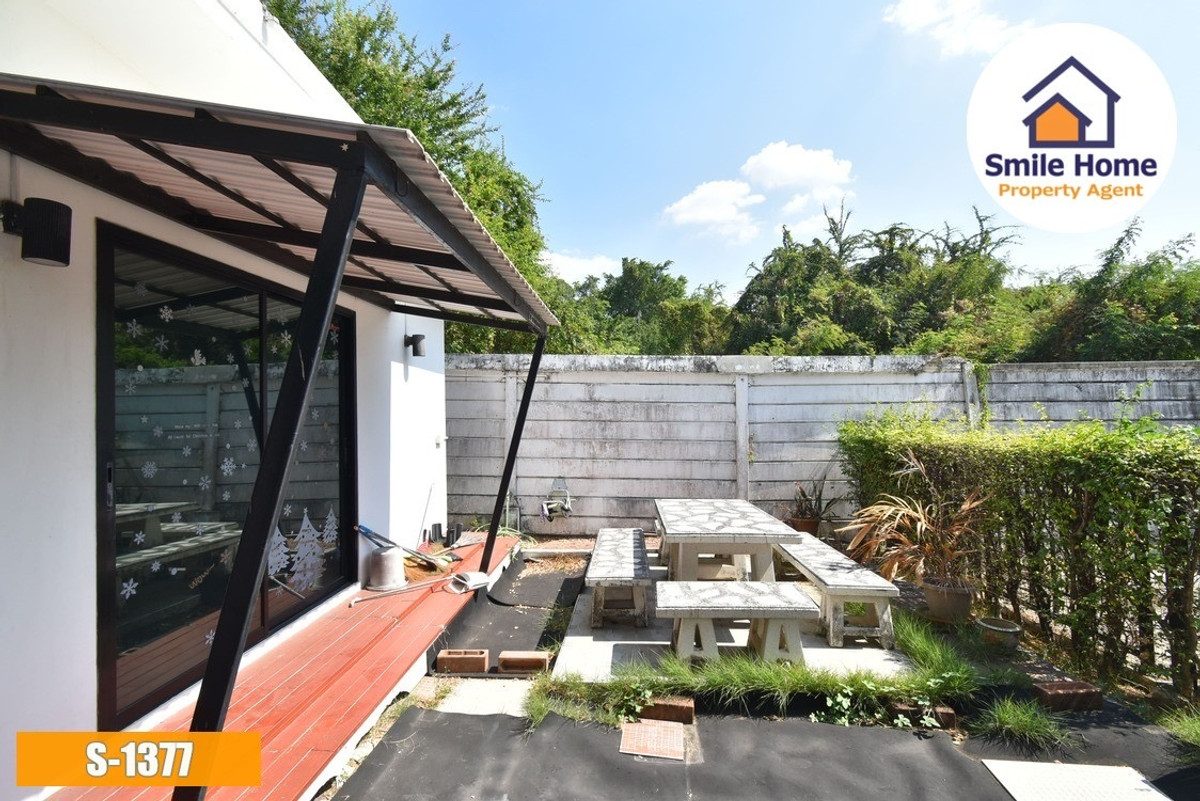 ขายบ้านลาดกระบัง สุวรรณภูมิ : พฤกษาวีทู อ่อนนุช-พระราม9 Pruksa We2 Onnut-Rama9 หลังริม ต่อเติมเรียบร้อย