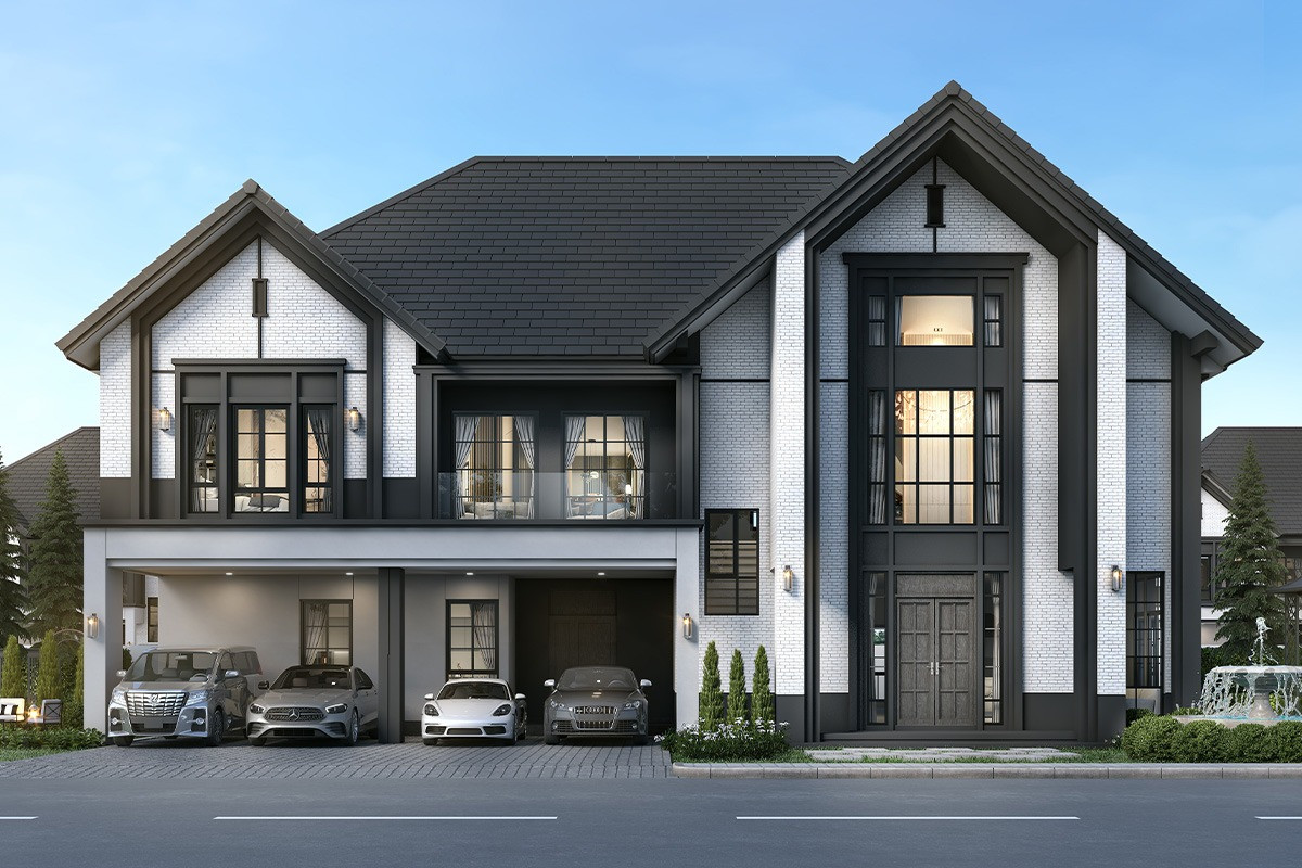 ขายบ้านบางนา แบริ่ง ลาซาล : บ้านเดี่ยว 2 ชั้น 5 นอน 6 น้ำ 4 ที่จอด “The City Bangna 2” ใกล้ Mega Bangna, ทางด่วน และ รร นานาชาติ โทร : 081-245-7349