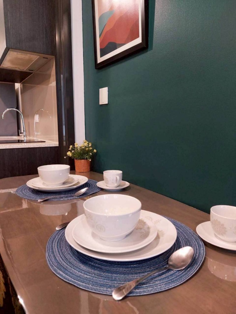 For RentCondoRatchadapisek, Huaikwang, Suttisan : 🔥For Rent Now🔥 XT Huai Khwang, Corner Unit, Beautiful View, Fully Furnished, Ready to Move In, Near MRT Huai Khwang Station